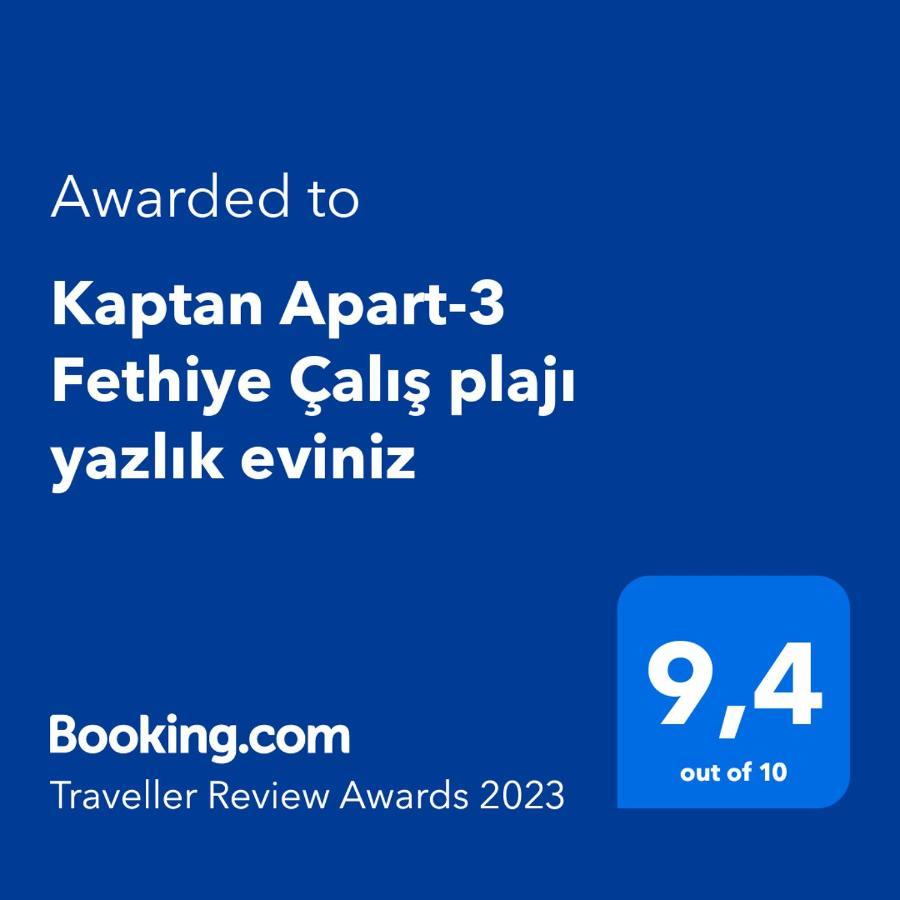 Kaptan Apart-3 Fethiye Calis Plaji Yazlik Eviniz Apartment Luaran gambar